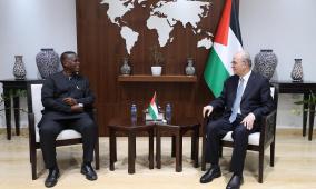 مصطفى يبحث مع رئيس اتحاد كُتَّاب عموم أفريقيا تعزيز دعم الكُتَّاب والأُدباء والمثقفين للرواية الفلسطينية وقضيتنا العادلة