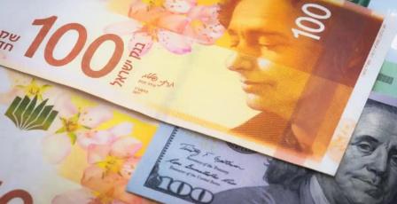 سعر الدولار وباقي العملات الرئيسية مقابل الشيكل 