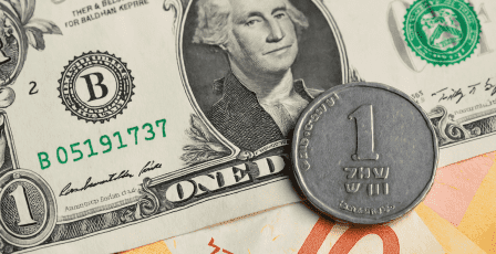 أسعار صرف العملات مقابل الشيكل اليوم الثلاثاء