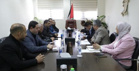 بسيسو يبحث احتياجات المنطقة الغربية لمحافظة رام الله والبيرة من مشاريع الطرق