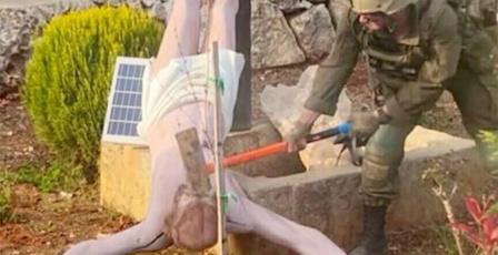 الأمم المتحدة: تحطيم جندي إسرائيلي لتمثال المسيح في لبنان أمر صادم