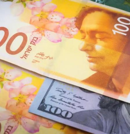 سعر الدولار وباقي العملات الرئيسية مقابل الشيكل 