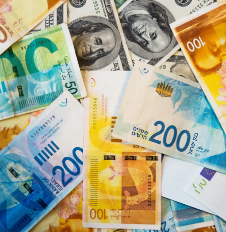 أسعار العملات مقابل الشيكل اليوم