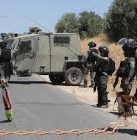قوات الاحتلال تنصب حاجزاً عسكرياً غرب بيت لحم