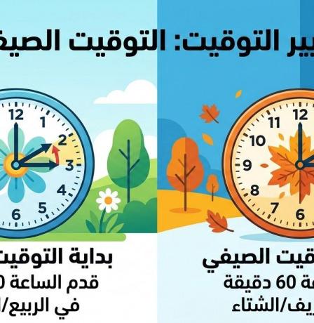 موعد التوقيت الصيفي 2026 في فلسطين.. متى يتم تقديم الساعة رسمياً؟