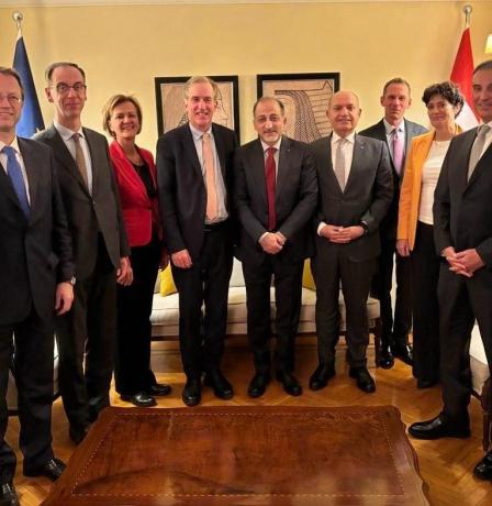 وفد عربي أوروبي يطلع رئيسة بعثة الاتحاد الأوروبي على مستجدات القضية الفلسطينية