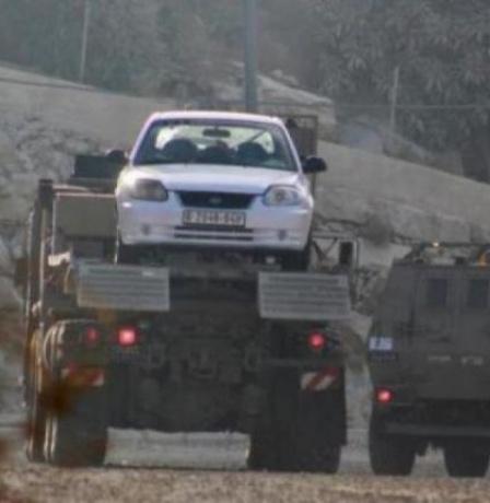 الاحتلال يستولي على مركبات خلال اقتحام قرية اللبن الشرقية