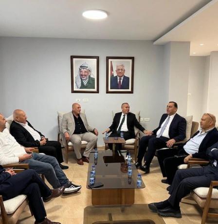 بحث آفاق التعاون بين اتحاد الغرف الفلسطينية واتحاد الحجر والرخام