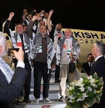 بعد أن هاجمتهم إسرائيل.. وصول 59 ناشطا من "أسطول الصمود" إلى تركيا