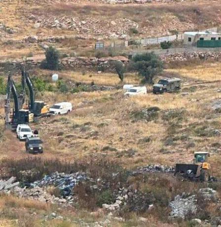 مستوطنون يقيمون بؤرة جديدة على أراضي ديراستيا شمال غرب سلفيت
