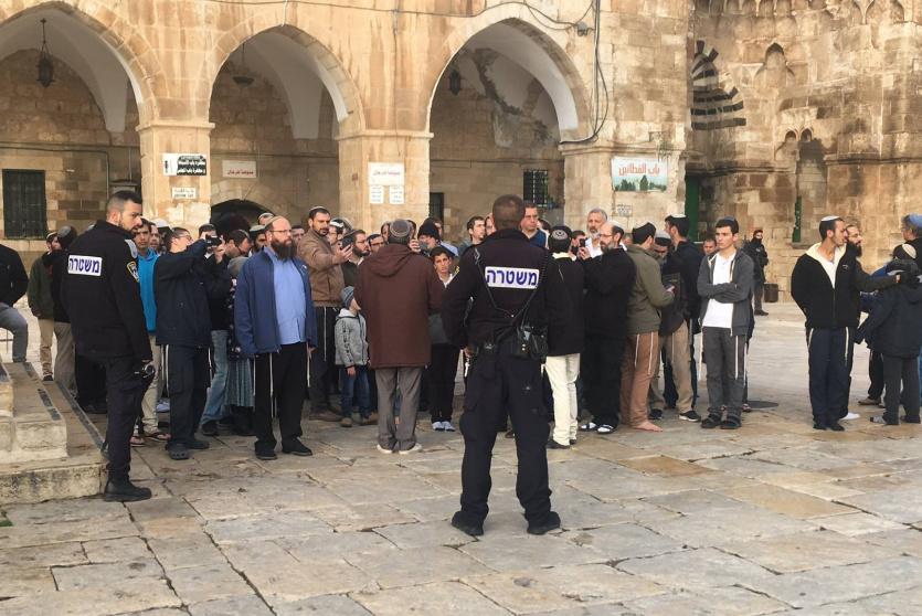 مستوطنون يستأنفون اقتحام الأقصى