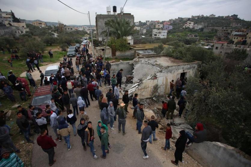 من مكان اغتيال الشاب جرار 