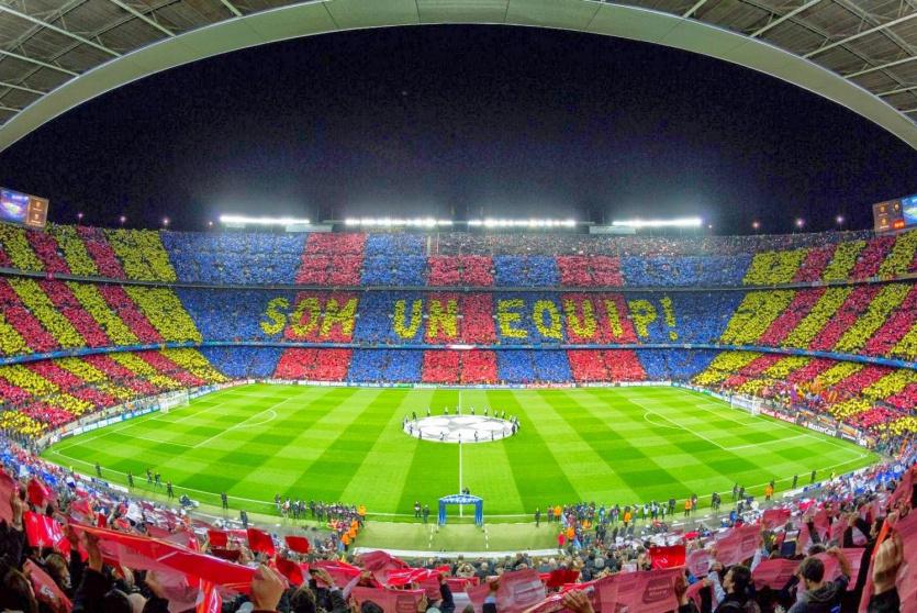 ملعب كامب نو برشلونة 