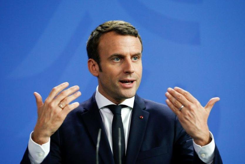 الرئيس الفرنسي إيمانويل ماكرون