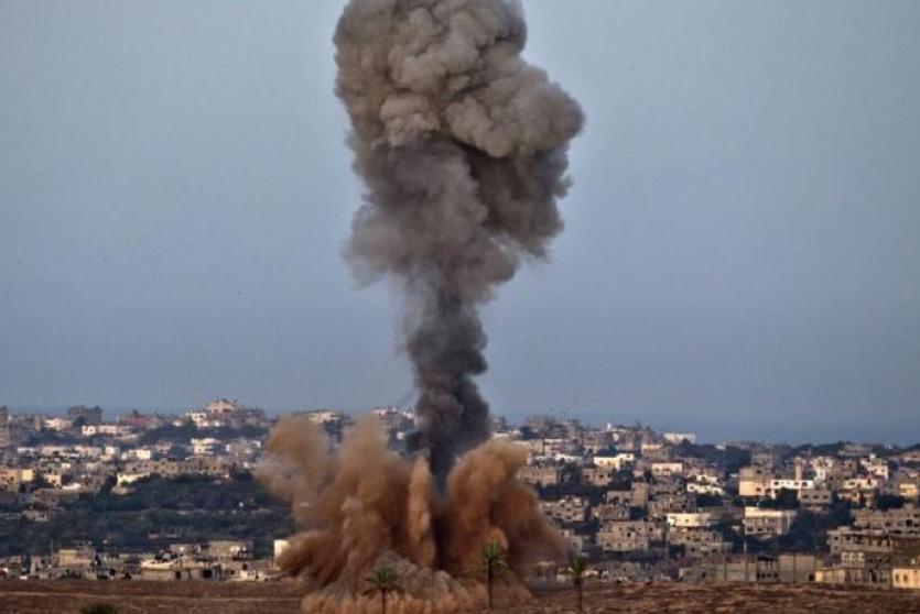 الاحتلال قصف موقع رصد دون اصابات