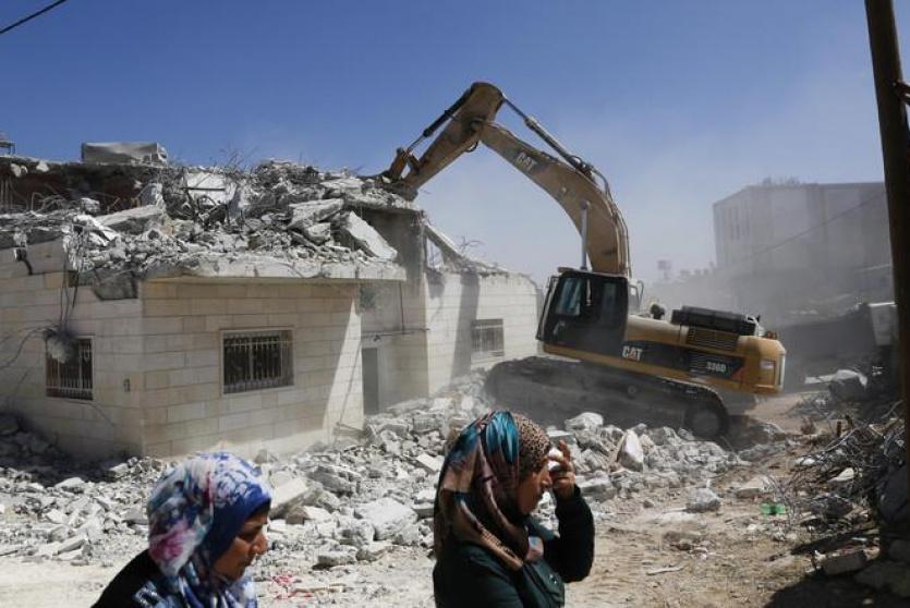 الاحتلال يهدم مبنى - ارشيفية