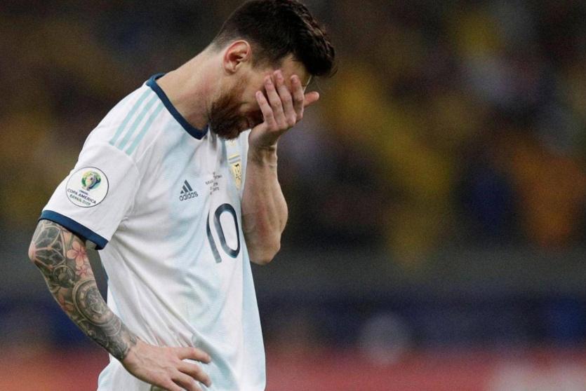حسرة على وجه ميسي