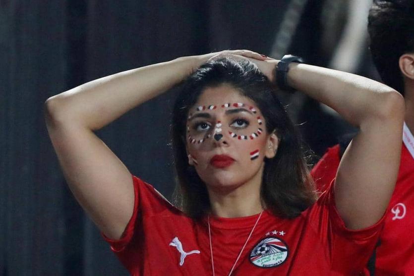 مشجعة مصرية