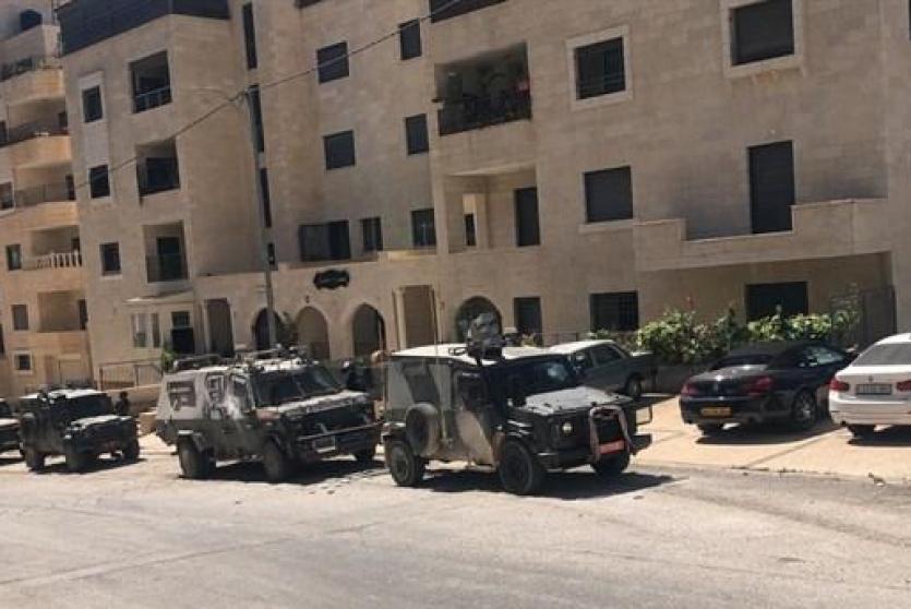 قوات الاحتلال خلال اقتحام مدينة رام الله