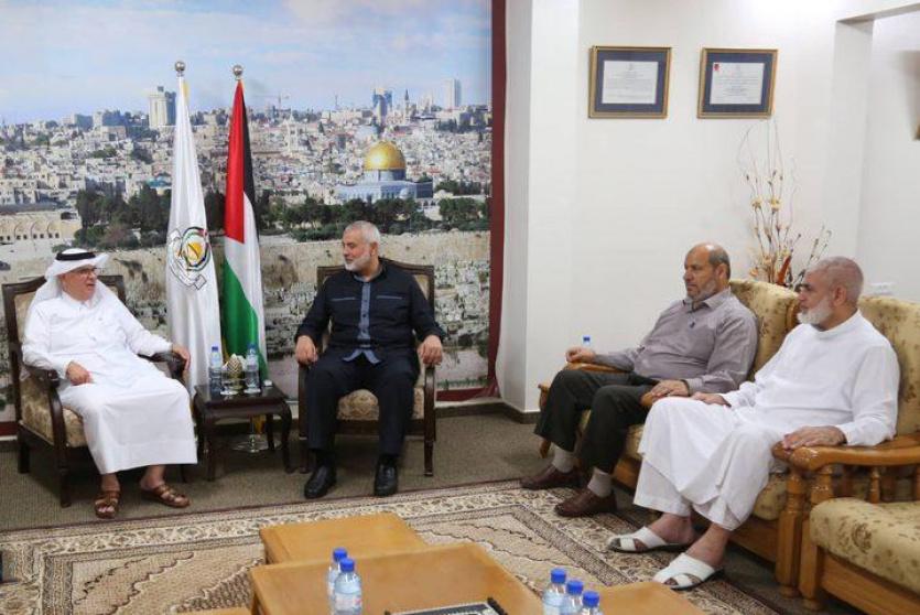 العمادي وقيادات حماس 