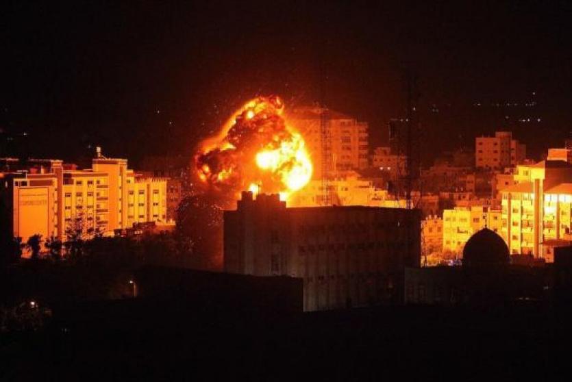 القصف الاسرائيلي على غزة 