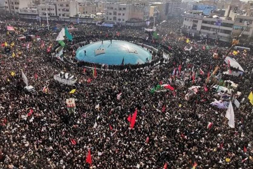 طهران تودع سليماني بأكبر جنازة منذ تشييع الخميني