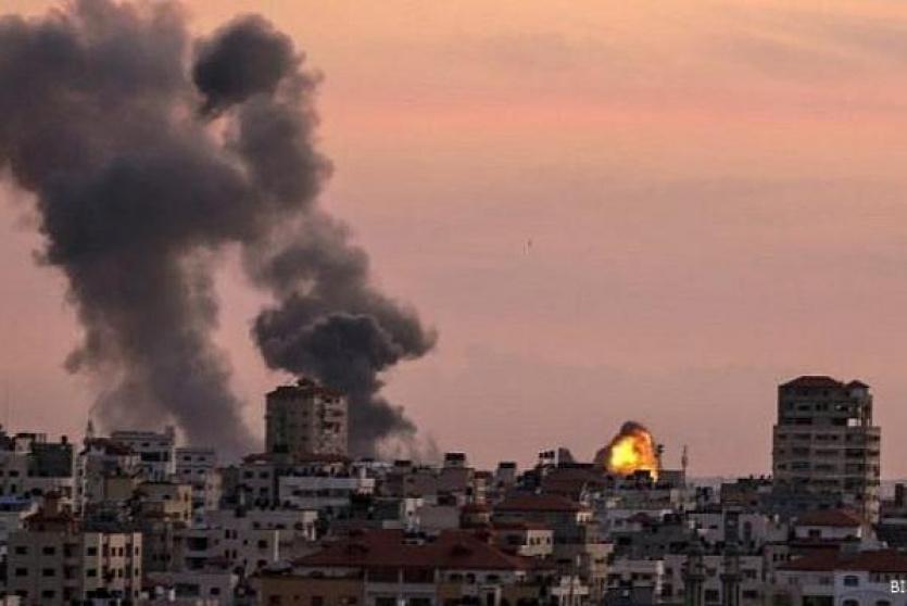 قصف على غزة