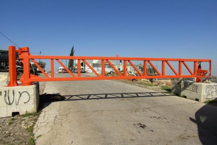  إغلاق مدخل عابود