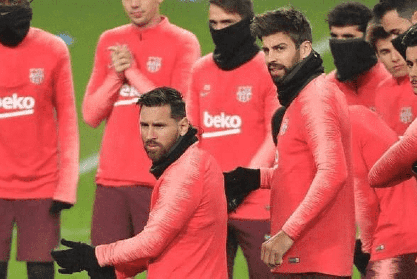 لاعبو برشلونة