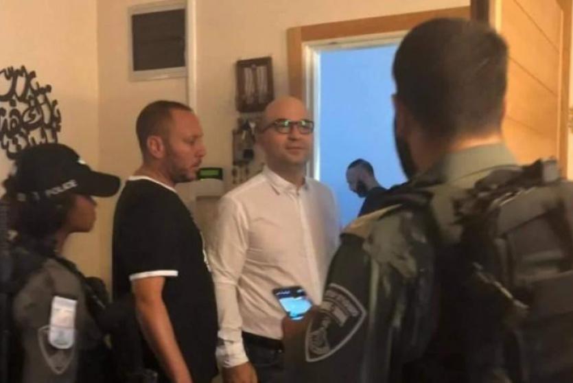 ارشيف- اقتحام منزل وزير القدس 