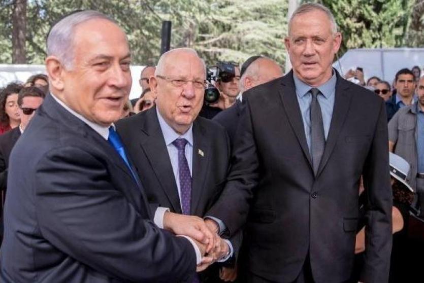 غانتس ونتنياهو 