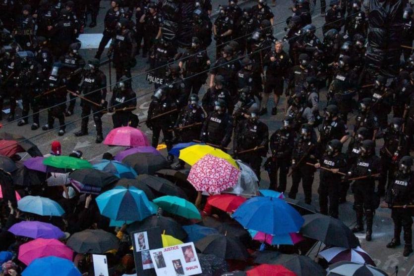 تظاهرات امريكا