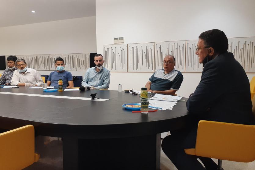 العمري يطلع وسائل الإعلام  على تفاصيل الخطة الخمسية  2020-2024 