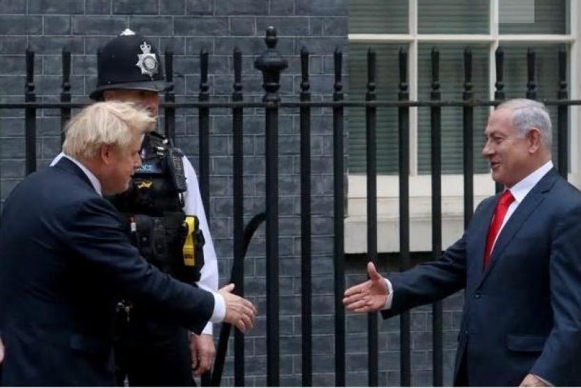 جونسون ونتنياهو 