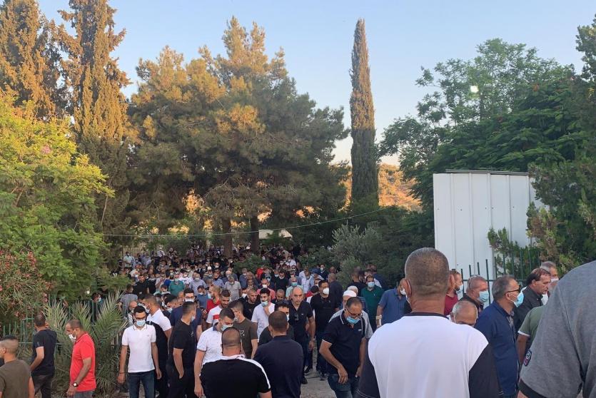 جانب من تشييع الضحيتين