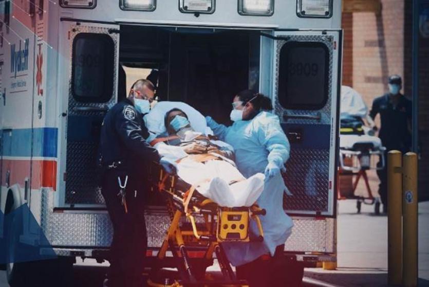 نقل مصاب بكورونا