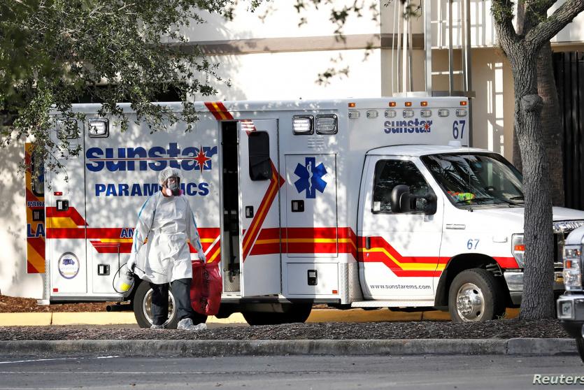 نقل مصاب بكورونا 