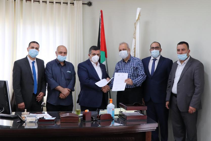 مختبرات مدلاب توقع إتفاقية عمل مع بلدية بيت لحم