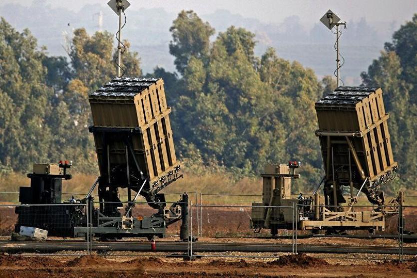 القبة الحديدية على حدود القطاع