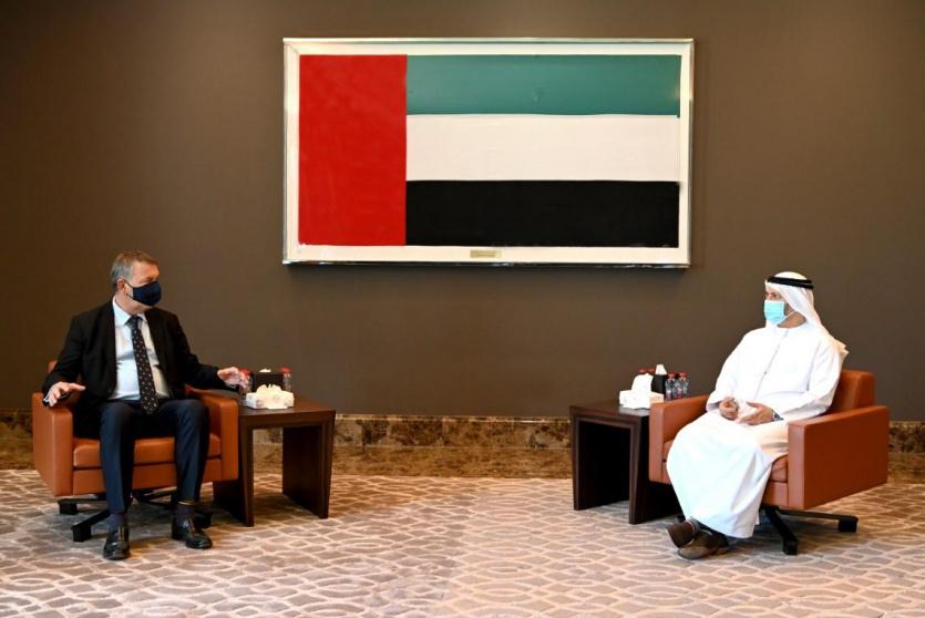 لقاء قرقاش مع فيليب لازاريني