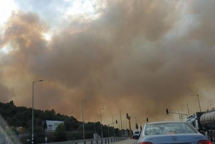 من مكان الحريق