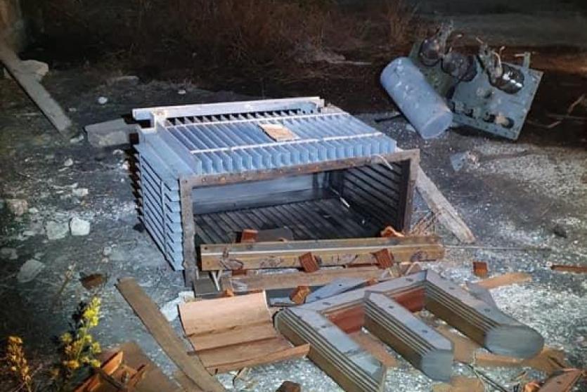  أحد المحولات في منطقة النبي صالح