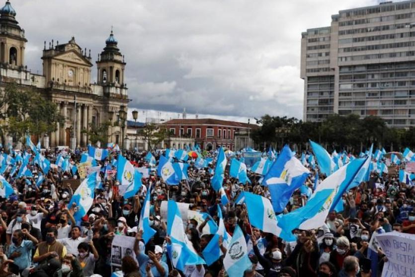 الاحتجاجات في غواتيمالا