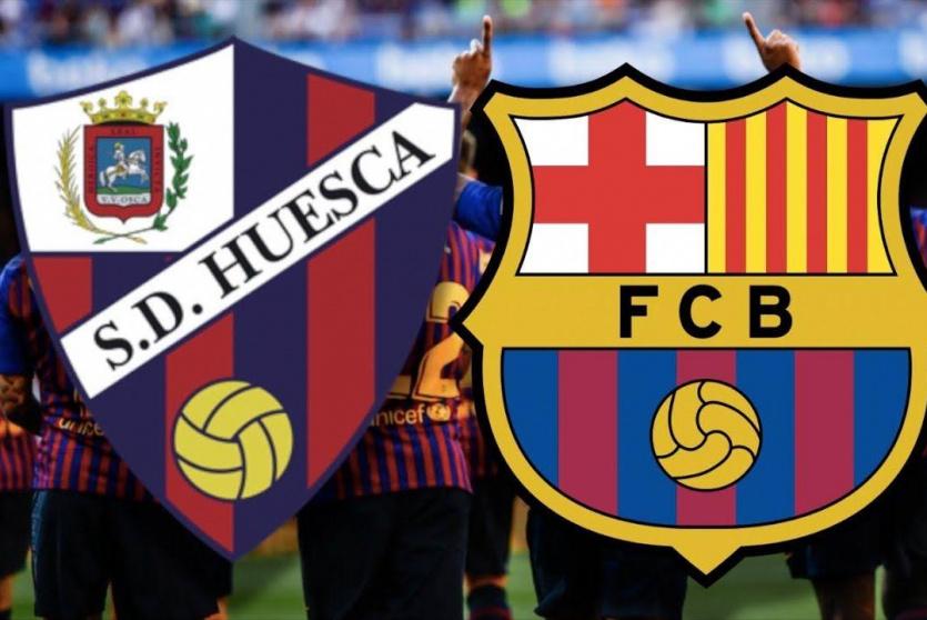 تشكيلة وموعد مباراة برشلونة وهويسكا الليلة والقنوات الناقلة