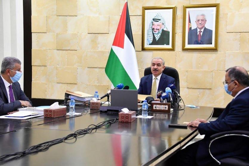 الدكتور محمد اشتيه في الجلسة الحكومية 