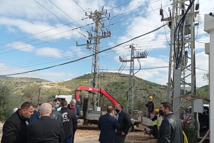 شبكة الكهرباء في طولكرم