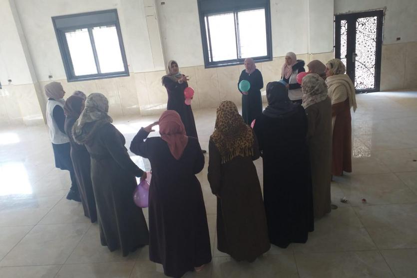 جانب من لقاءات التفريغ النفسي