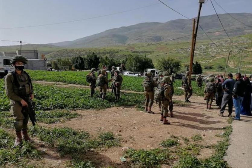 من مكان الهدم في عين شلبي 