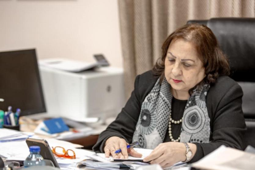 وزيرة الصحة الفلسطينية مي الكيلة