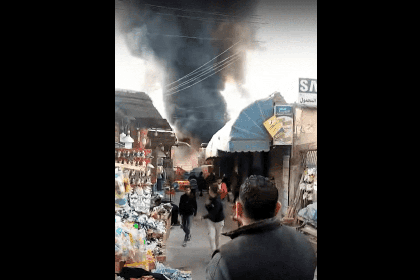 حريق الشرقية اليوم